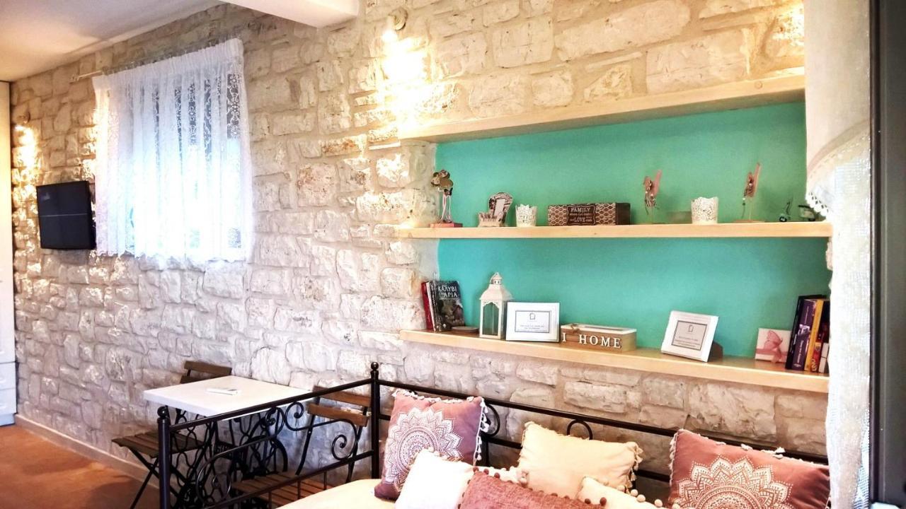 Stone Studio In Nature With View To Corfu Town! Evropouloi Exterior foto